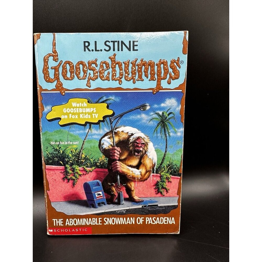 Goosebumps #38 The Abominable‎ Snowman of Pasadena 1st Print Edition RL Stine